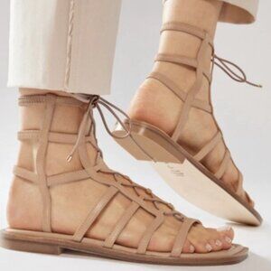 STUART WEITZMAN Kora 10mm Shimmer Gladiator Sandals, NEW, 5.5 (36)